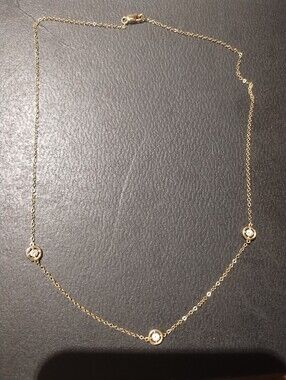 14kt Gold  diamond Necklace